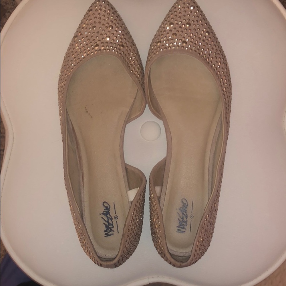 Mossimo glitter flats size 8.5